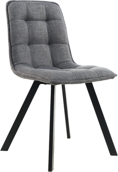 Стілець для кухні та вітальні Vetro Mebel M-70 Сірий (M-70-grey/ black)