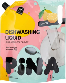 Засіб для миття посуду Pina Lemon 1 л (4820287020326)