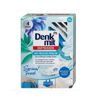 Ароматные подушечки для гардероба Denkmit Чувствительная свежесть, 4 шт.
