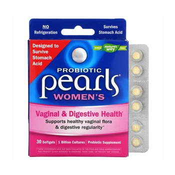 Пробіотики для жінок Probiotic Pearls 30 капсул підтримка здоров'я піхви та травлення добавка (550702)