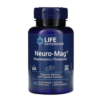 Нейромагній Neuro-Mag магній L-треонат 90 капсул для покращення пам'яті та когнітивних функцій дієтична добавка (551020)