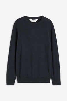 Джемпер H&M 270860751 170 Темно-синій