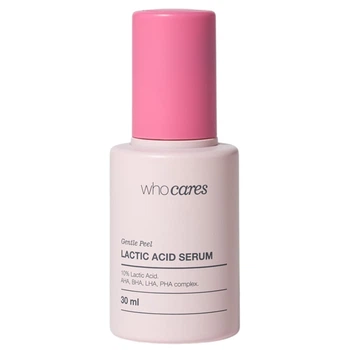 Несмываемая сыворотка-пилинг с молочной кислотой whocares Gentle Peel Lactic Acid Serum, 30 мл