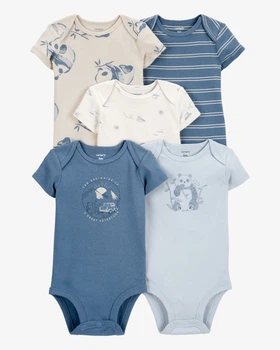 Набор детских боди Carter's 5шт 1159840551 (Разные цвета 12M) на рост 72-76 см
