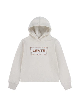Стильное детское худи Levi's на флисе 1159837714 (Молочный 98-104) на рост 98-104 см