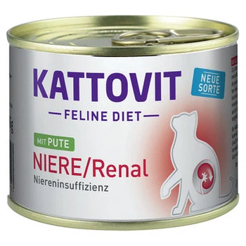 Дієтичний корм для котів Kattovit Niere / Renal Pute (з індичкою) 185 г