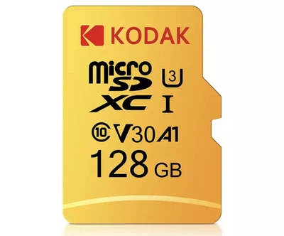 MicroSD Карта памяти Kodak UHS-L V30 A1 128Gb Class 10