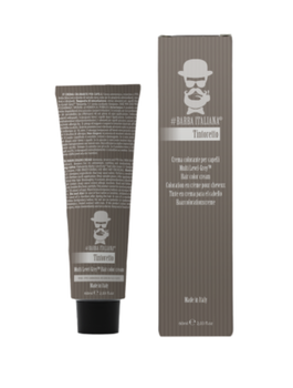 Крем-фарба для волосся Barba Italiana Tincoretto Multi Level Grey Hair Color Cream Nr.1 Чорний