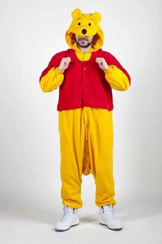 Піжама кігурумі Вінні Пух ведмідь жовтий Kigurumi krd00433 L (169-179 см)