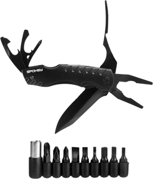 Мультитул Spokey SX-ONE Чорний 929229 (5902693292296)