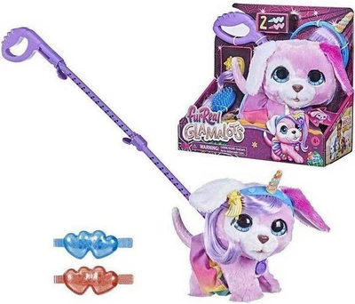 Интерактивная игрушка Hasbro Гламурный питомец щенок на поводке FurReal Friends Glamalots Interactive Pet Toy (F15445L0)