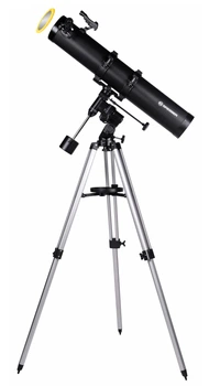 Телескоп Bresser Galaxia II 114/900 EQ Solar Carbon з сонячним фільтром і адаптером для смартфона
