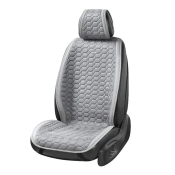 Комплект серые накидки на передние и задние сиденья авто премиум Beltex Monte Carlo (BX81200)