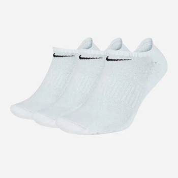 Набор женских носков коротких хлопковых Nike U Nk Everyday Cush Ns SX7673-100 34-38 (S) 3 пары (888408294500)