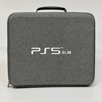 Защитная сумка-чехол для переноски PlayStation 5 Slim PS5 Slim Disc&Digital Edition с логотипом и съёмным ремешком
