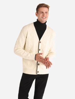 Кардиган чоловічий Colin's CL1066297OFW XL Off White (8683197895738)