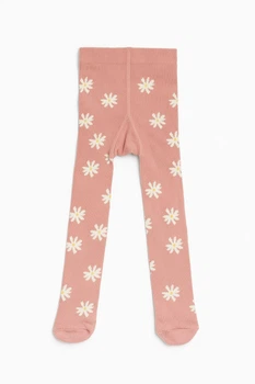 Колготки H&M 939708П рожевий ромашки 62-68см