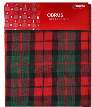 Bieżnik na stół Homla Tartan w kratę 150 x 220 cm (5904183805931)