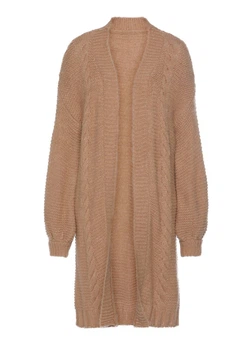 Кардиган жіночий Lascana акриловий коричневий, розмір L/XL (MG-00130-20)