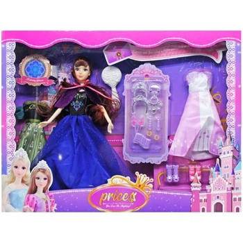 Кукольный набор Princess MIC с нарядами и обувью для девочек кукла с подвижными конечностями (540697)