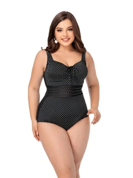 Слитный купальник Fuba 9108355 Черный 54 (4XL) ;бедра 116-120 см грудь 2B-3C-4D
