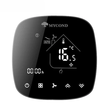 Терморегулятор для фанкойлів Mycond LUNA FC Black (Wi Fi)