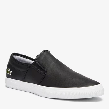 Мужские слипоны кожаные Lacoste Tatalya 637775330 46 (12 US) 29.5 см Черные (1159856191)