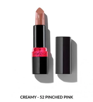 Увлажняющая кремовая губная помада Avon "Ультра", 52 Розовый нюд/Pinched Pink, 3,6г (158511257)