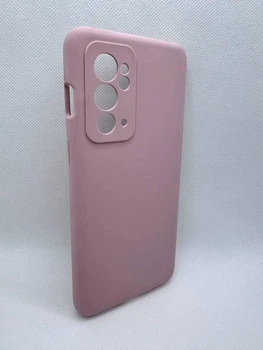 Чехол накладка Silicone Cover Full для OnePlus 9RT Розовый