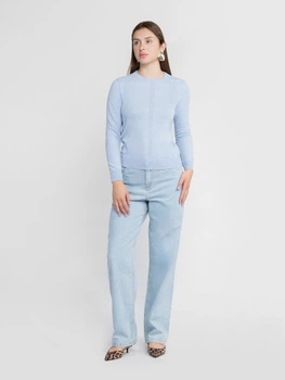 Джемпер жіночий блакитний 100% бавовна Arber Crew-neck WD1 WTR-180 S блакитний (W10.04.23.532)