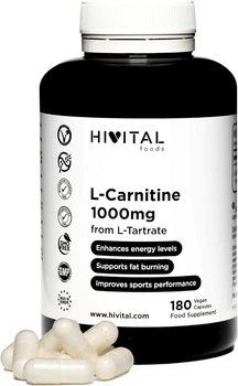 L-карнітин 1000 мг Hivital Foods - 180 капсул