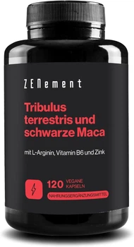 Трибулус 90% сапонінів, з чорною макою Zenement - 120 капсул