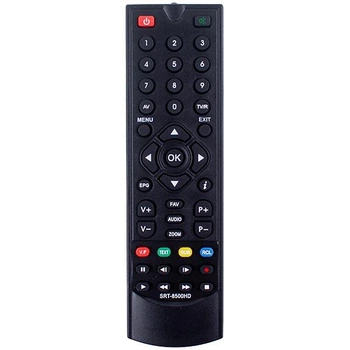 Пульт (дистанционный) SRT-8500HD для DVB-T2 Strong SRT-8500, SRT-8501, черный, до 8 метров