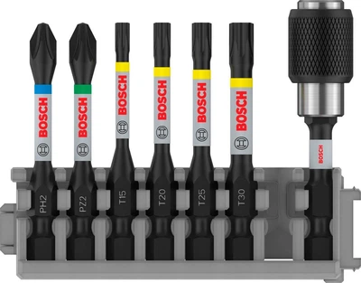 Набор ударных бит Bosch PRO Impact Set, 7 шт (2608522327)