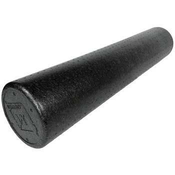 Массажный ролик EasyFit EF-2037, EPP-пена, чёрный, 60×14.5 см - для йоги, фитнеса, реабилитации