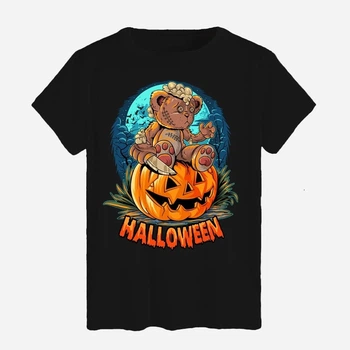 Футболка хлопковая длинная мужская Likey Halloween M150-2308 XL Черная (2000000813721)