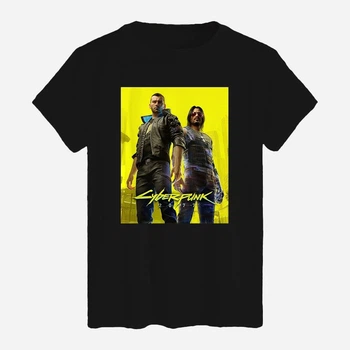 Футболка бавовняна довга чоловіча Likey Cyberpunk 2077 M150-2505 S Чорна (2000001433669)