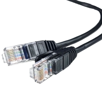 Патч-корд для підключення мережевого обладнання UTP CAT5e, 0.5м, Білий.