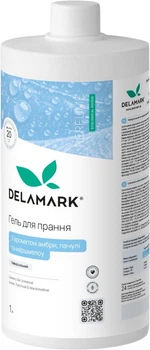 Гель для стирки DeLaMark Универсальный с ароматом Амбры-пачули-маршмеллоу 1 л (4820152333995)
