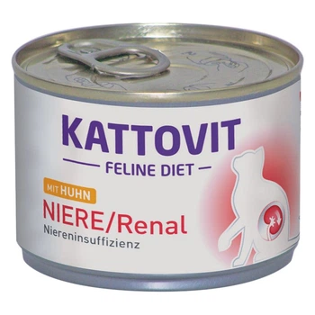 Дієтичний корм для котів Kattovit Niere / Renal Huhn (з куркою) 185 г