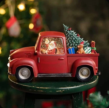 Новорічний нічник Ліхтар машинка WDL-24063/0143 XMAS USB музичний