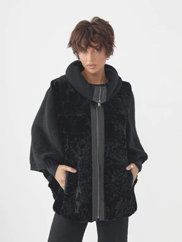 Жіноча зимова куртка Epica KRN-3368 2XL темно-синя