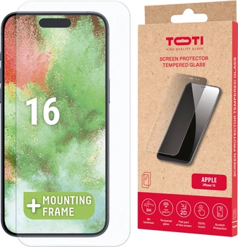 Захисне скло Toti для Apple iPhone 16 / iPhone 15 Pro / iPhone 15 (4779054830876) Clear