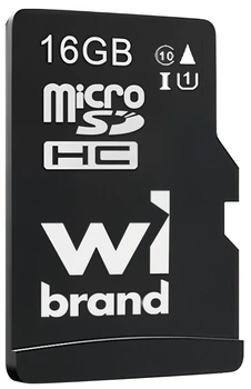 Карта пам'яті Wibrand microSDHC 16GB UHS-I U1 V6 (WICDHU1/16GB)