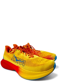 Чоловічі кросівки Hoka One One Mach 6 wide 1147833 PYS, Розмір 44.5, (US 10 5 2E), 28.5 см, Жовто-помаранчевий
