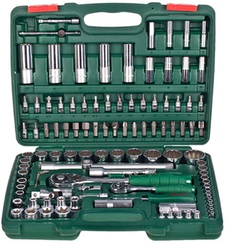 Набор торцевых головок HANS 1/4" DR4-14 мм и 1/2" DR10-32 мм 108 предметов (TK-108 R2)