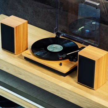 Програвач вінілу Sound One Rock Коричневий (so-r-wd1)