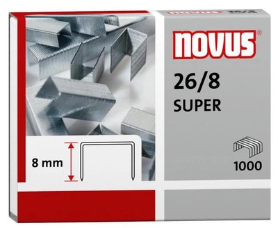 Скобы для степлера NOVUS № 26/8 SUPER ( 040-0199 )