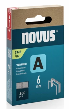 Скобы NOVUS А53 6мм 800 шт