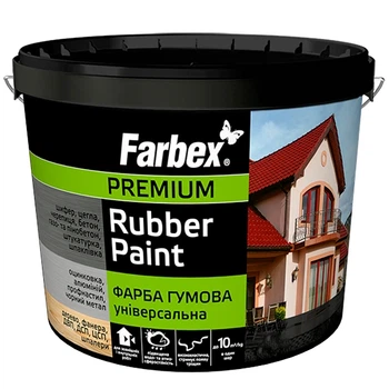 Краска резиновая универсальная Farbex база C 3.5 кг